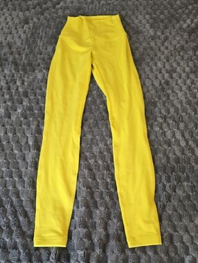 lululemon athletica Bright Yellow High-Rise Leggings